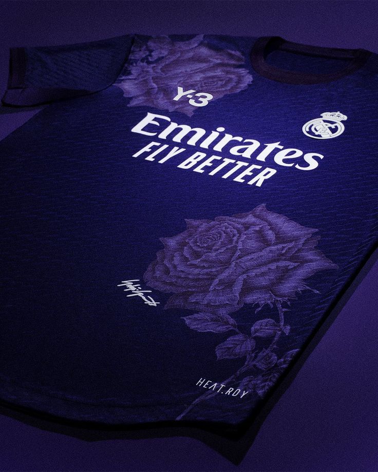Maillot Real Madrid Y-3 Édition Spéciale – Violet Floral 2024cueil