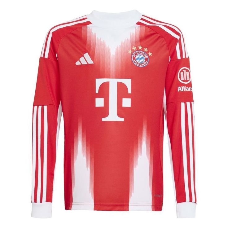 Maillot Domicile Bayern Munich 2025/26 – Manches Longues – Édition Officielle Adidas