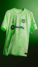 Maillot FC Barcelone Extérieur – Édition Vert Fluo