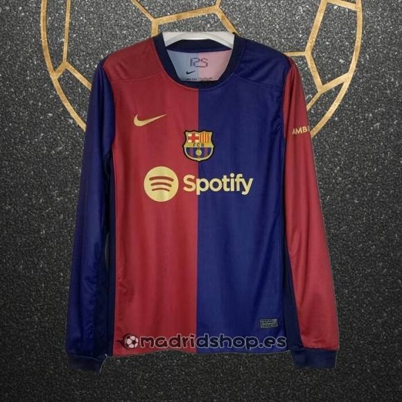Maillot FC Barcelone Domicile 24/25 – Version Manches Longues