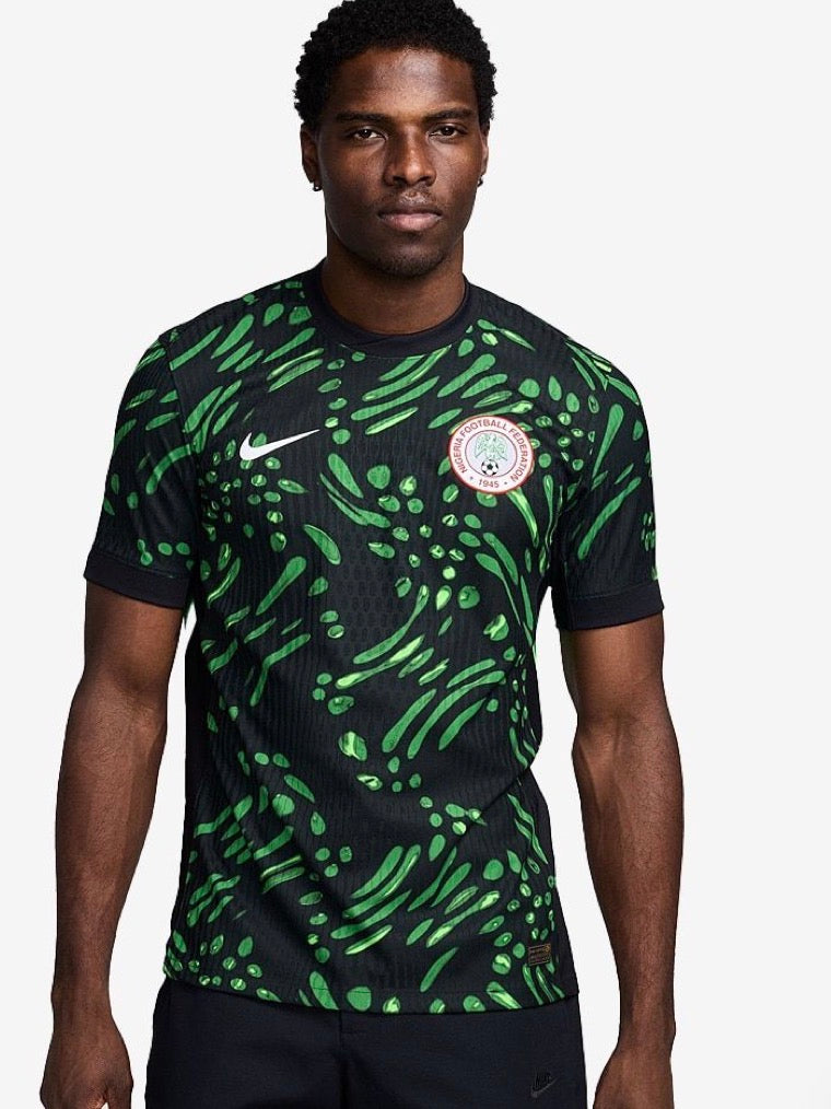 Maillot de Football – Édition Verte Graphique NIGERIA