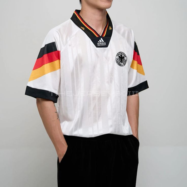 Maillot Rétro Allemagne Domicile 1992/1993 – Adidas