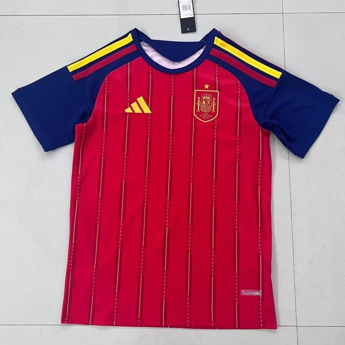 Maillot de Football Espagne – Domicile Rouge & Bleu