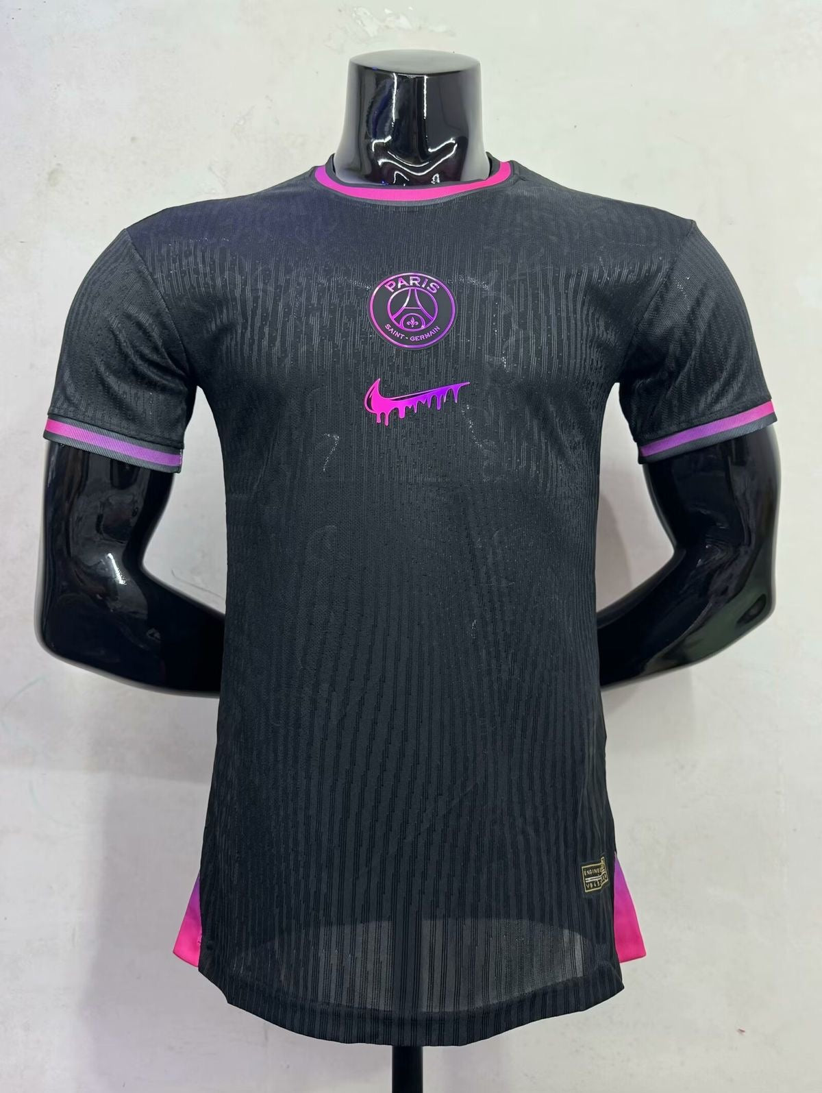 Maillot PSG Noir & Rose – Édition Spéciale Premium