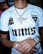 Maillot 667 Apeshit x la secte – Blanc Glacier & Noir – Style Street