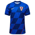 Maillot Croatie – Extérieur – Bleu à Motifs Géométriques