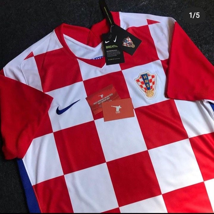 Maillot Croatie – Domicile – Rouge & Blanc à Damier