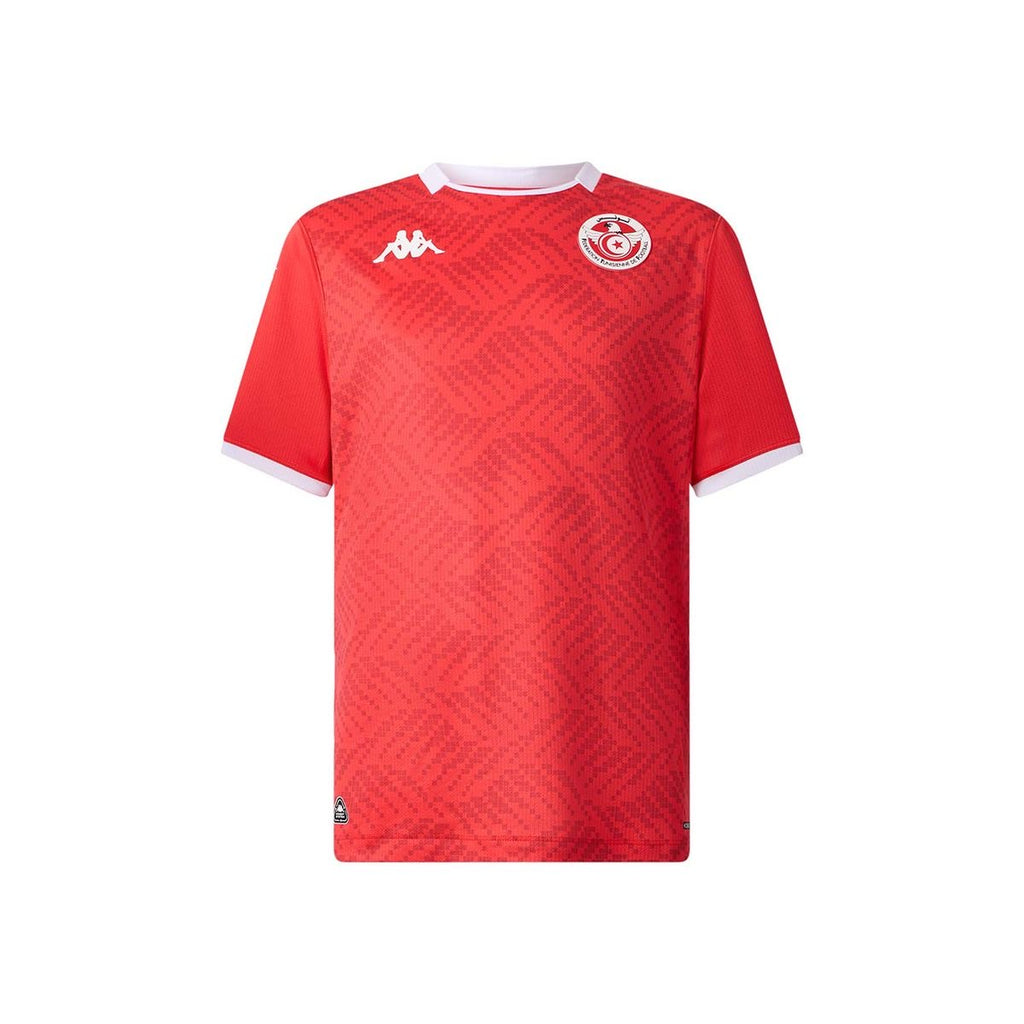 Maillot Tunisie Domicile – Rouge Officiel | Kappa