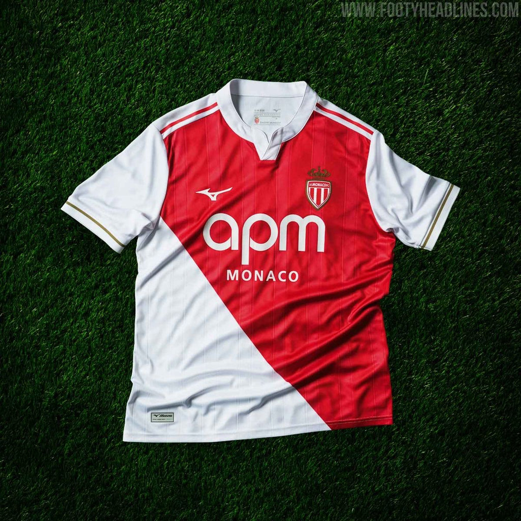 Maillot AS Monaco Domicile – Diagonale Iconique | Saison 2025/2026