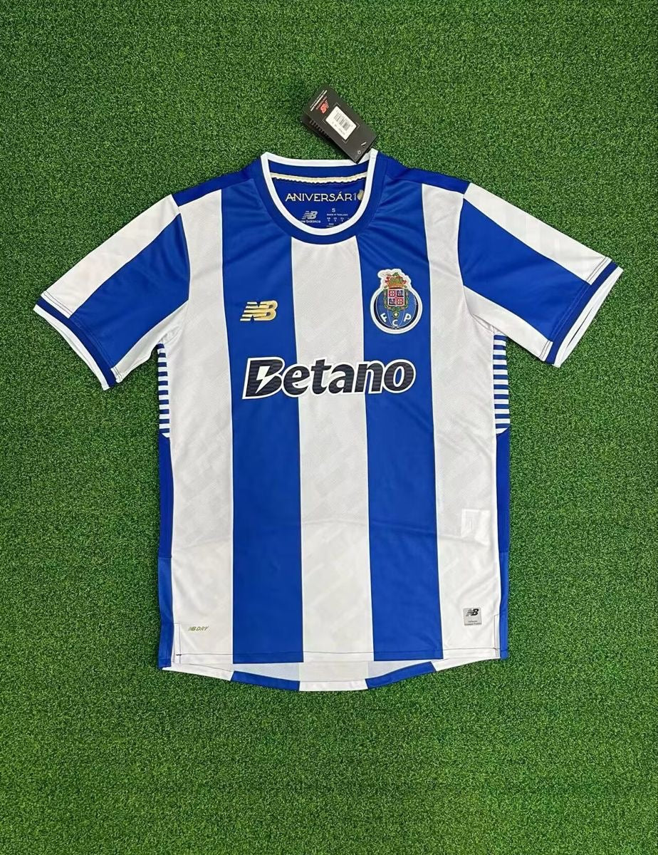 Maillot FC Porto Domicile – Rayures Bleu & Blanc | Édition Anniversaire
