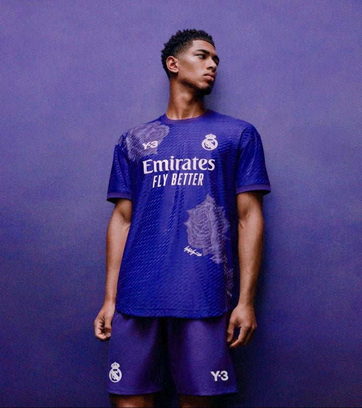 Maillot Real Madrid Y-3 Édition Spéciale – Violet Floral 2024