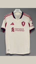 Maillot extérieur Liverpool FC 2023/24 – Blanc &amp; Rouge