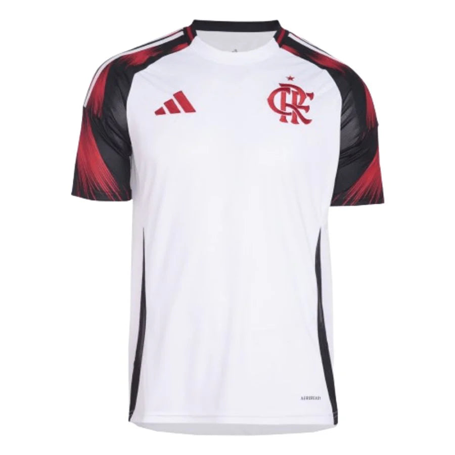 Maillot Extérieur Flamengo 2025/26 – Blanc/Noir/rouges