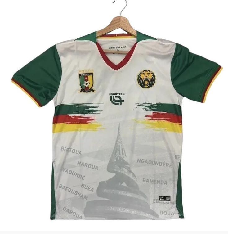 Maillot Domicile Cameroun 2025/2026 – Édition Officielle "Lions Indomptables