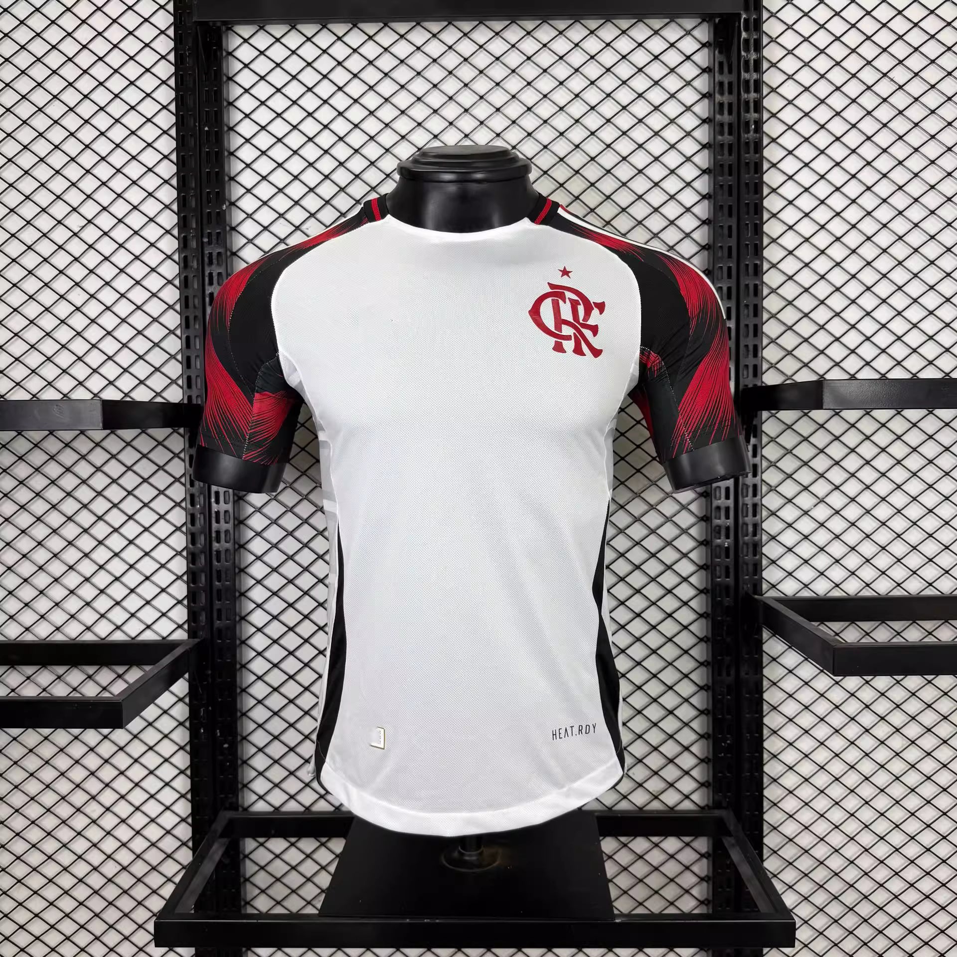 Maillot Extérieur Flamengo 2025/26 – Blanc/Noir/rouges