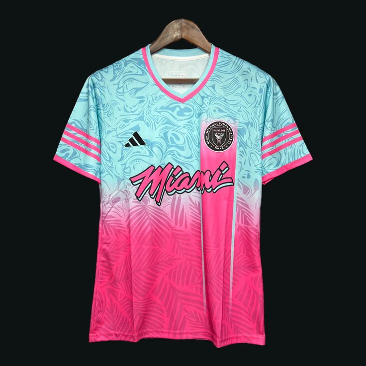 Maillot Inter Miami – Édition Spéciale Rose &amp; Bleu