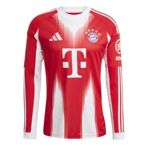 Maillot Domicile Bayern Munich 2025/26 – Manches Longues – Édition Officielle Adidas