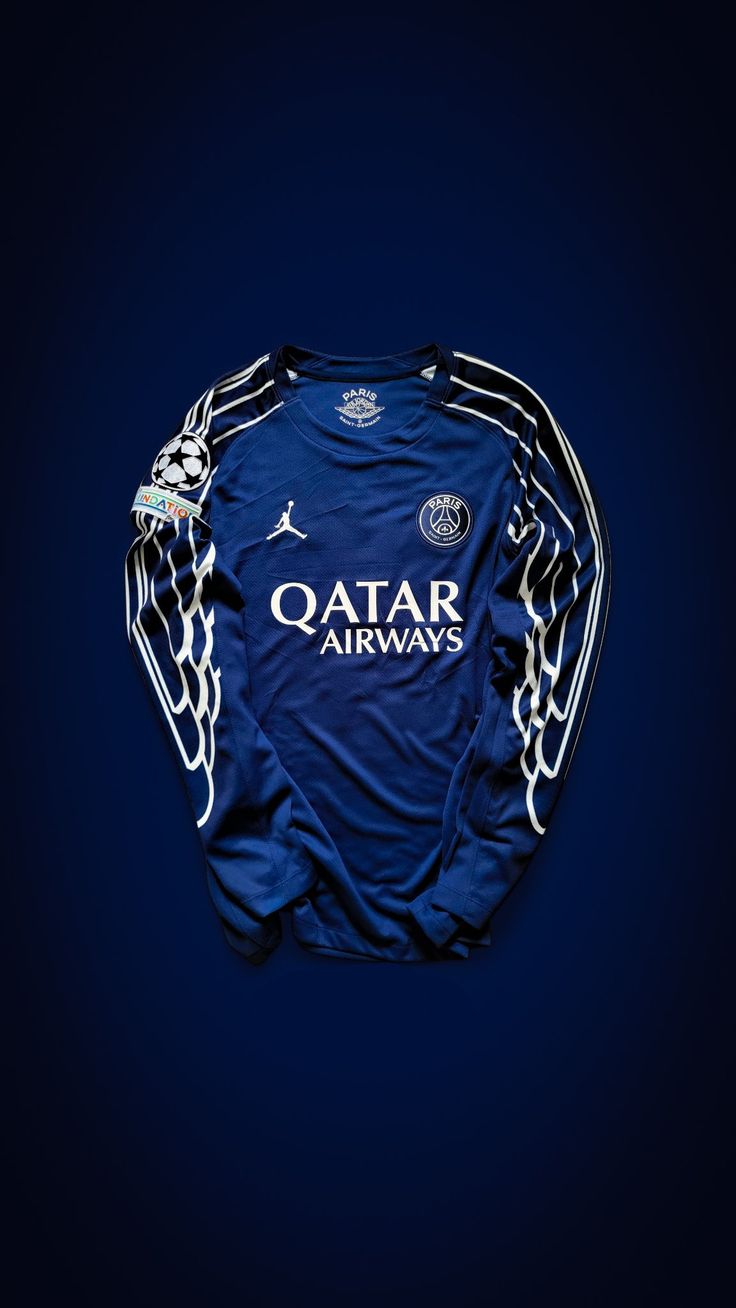 Maillot PSG Jordan Manche Longue – Quatrième Édition 2024/25