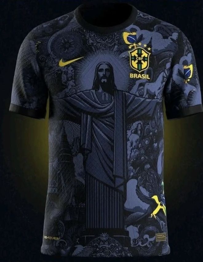 Maillot édition Brésil spécial - concept jésus 2024/2025