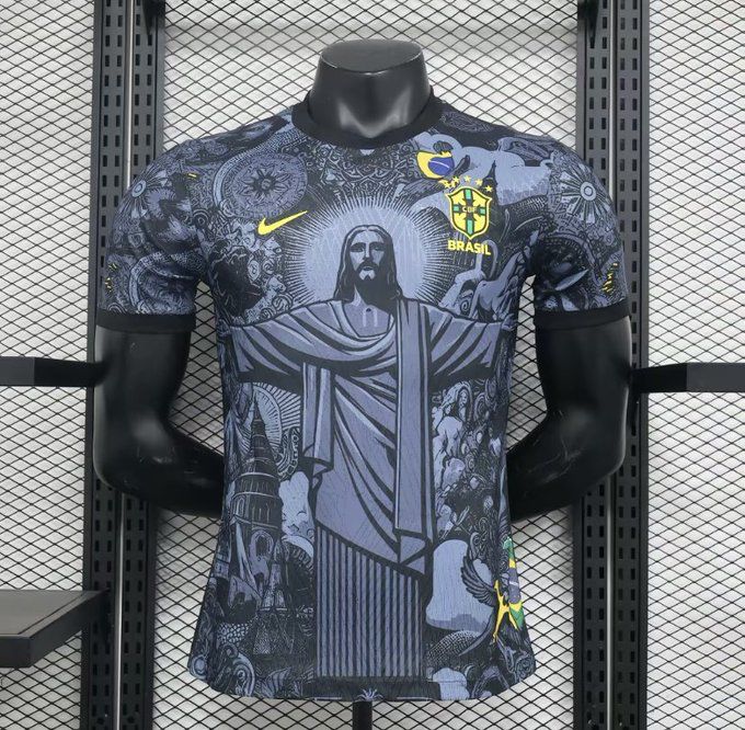 Maillot édition Brésil spécial - concept jésus 2024/2025