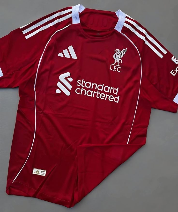 Maillot Officiel Liverpool FC – Domicile 2025/2026