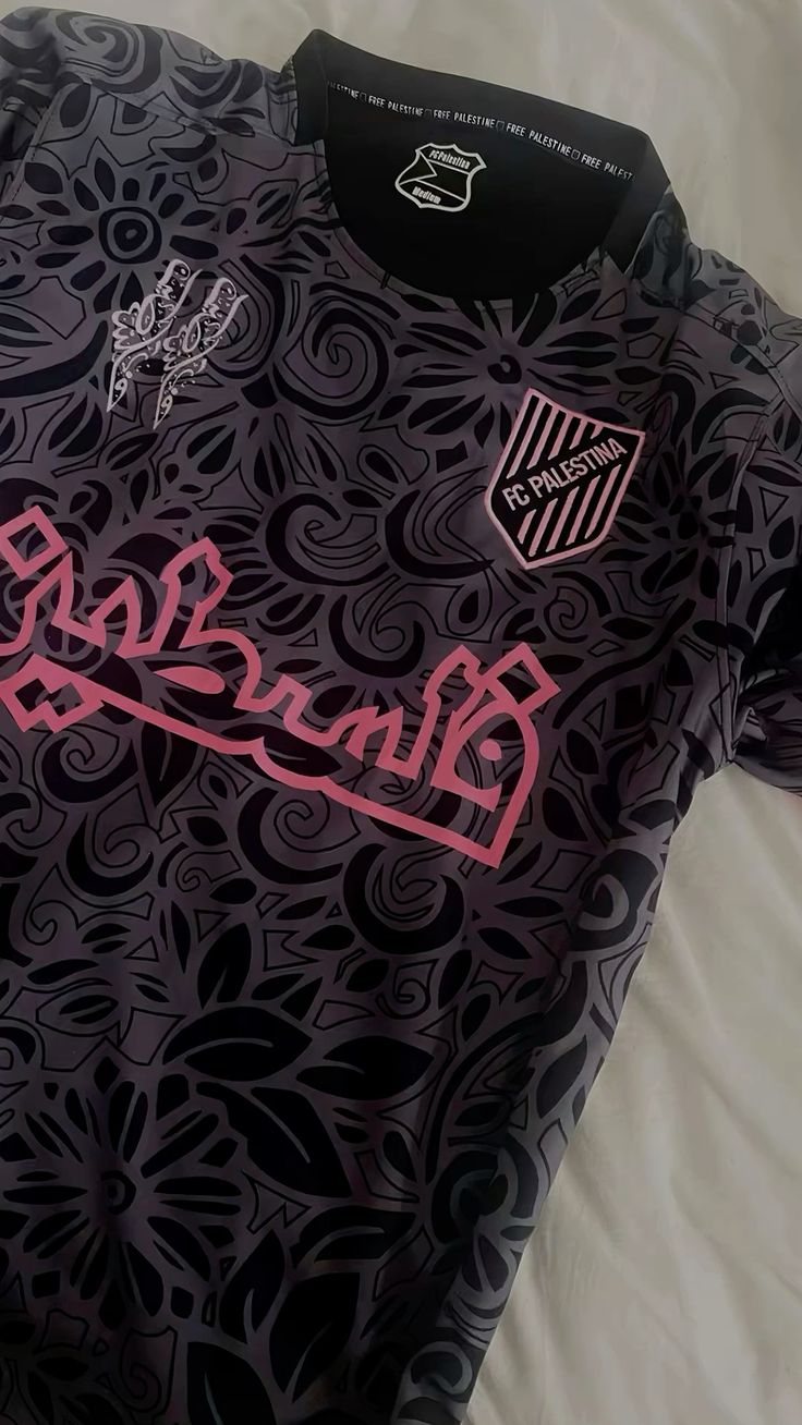 Maillot Édition Spéciale Palestine – Noir & Rose
