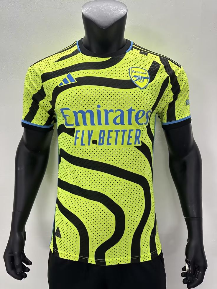 Maillot Arsenal Third – Édition Safari Jaune et Noir