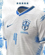 Maillot Brésil Extérieur Édition Spéciale Blanc &amp; Bleu – Nike
