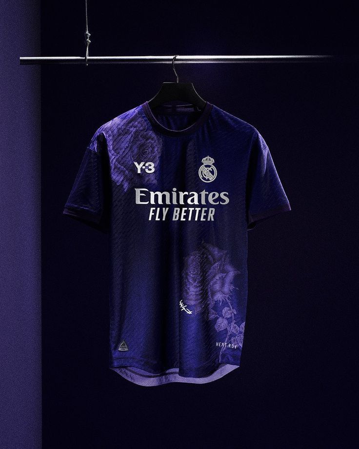Maillot Real Madrid Y-3 Édition Spéciale – Violet Floral 2024