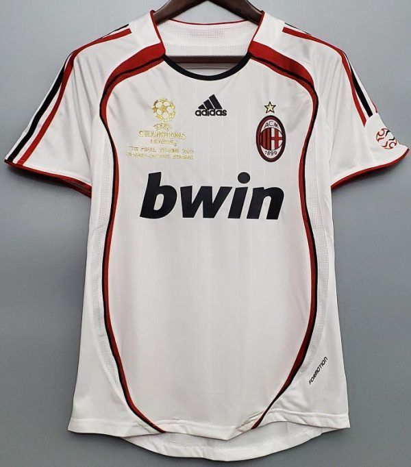 Maillot Extérieur AC Milan 2006/07 – Finale Ligue des Champions – Édition Adidas