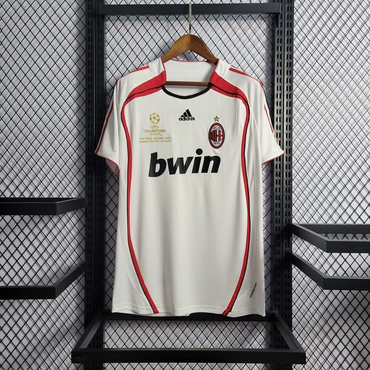 Maillot Extérieur AC Milan 2006/07 – Finale Ligue des Champions – Édition Adidas